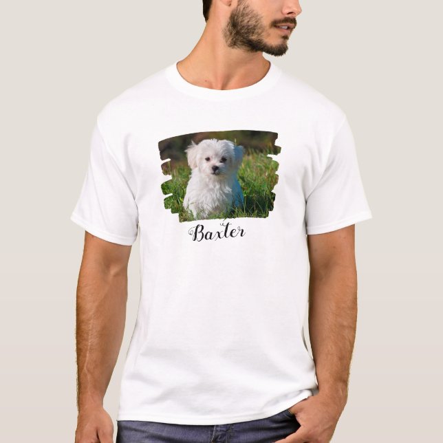 T-shirt Create Your Own Pet Dog Photo  (Devant)