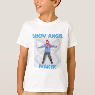 T-shirt Créateur d'angle de neige