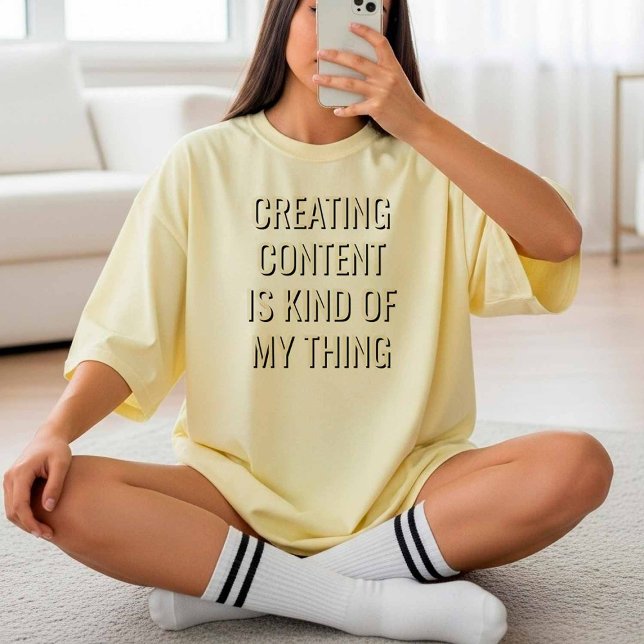 T-shirt Créateur de contenu (Créateur téléchargé)
