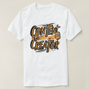 T-shirt Créateur de contenu - Conception motivationnelle p
