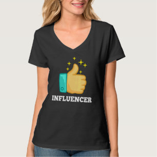 T-shirt Créateur de contenu Influencer Spécialiste des méd