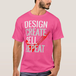 T-shirt Créateur de contenu Style de vie Entrepreneuriat