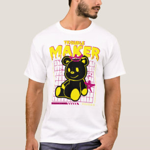 T-shirt Créateur de problèmes - mignon, gras et un peu sau