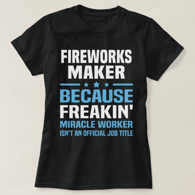 T-shirt Créateur Fireworks (Design devant)