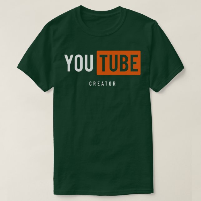 T-shirt Créateur Youtube (Design devant)