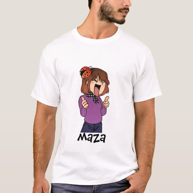 T-shirt créatif de différences de "Maza" (Devant)