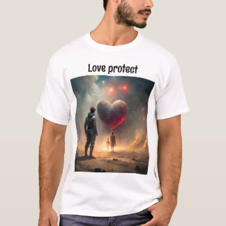 T-shirt créatif pour comment l'amour peut protéger
