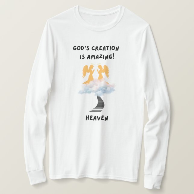 T-shirt création céleste de Dieu (Design devant)