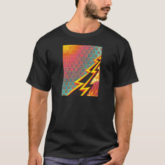 T-shirt Création colorée "éclair Gordon " de motif