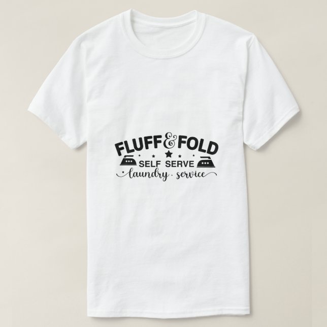 T-shirt Création de cadeau élégante blanche et noire (Design devant)