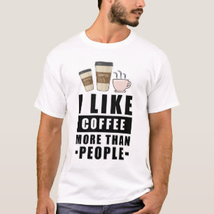 T-shirt Création de café drôle