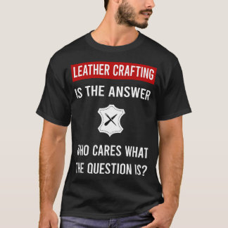 T-shirt Création de cuir Artisanat du cuir Travail du cuir