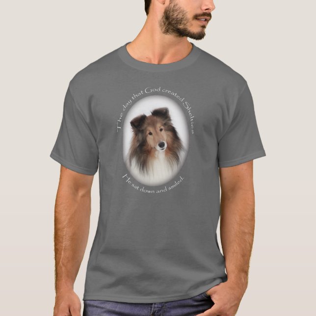 T-shirt Création de Shelties (Devant)