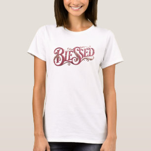T-shirt Création d'œuvre d'art BLESSED saisissante