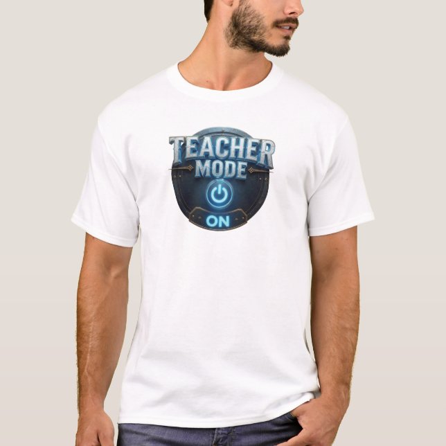 T-shirt Création d'œuvres d'art en MODE ENSEIGNANT Bleu ép (Devant)
