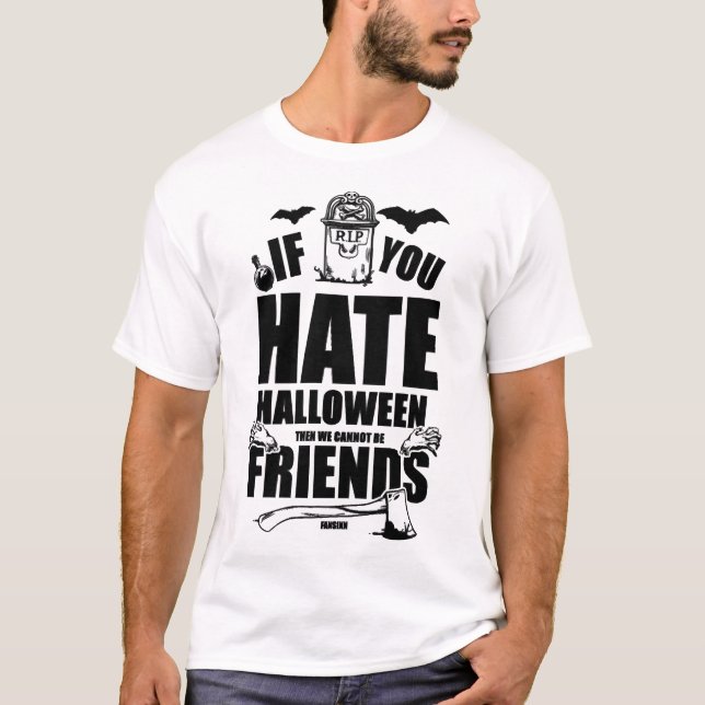 T-shirt Création drôle d'Halloween pour la fête d'Hallowee (Devant)