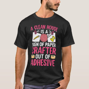 T-shirt Création d'un panneau d'artisanat de papier d'arti