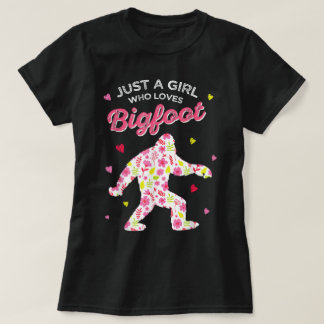 T-shirt Création Fille Amoureuse de Bigfoot Floral