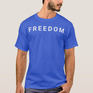 T-shirt Création minimale patriotique américaine Liberté