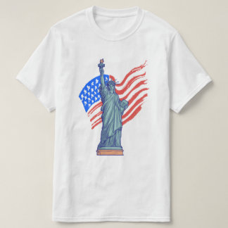 T-shirt Création patriotique vintage pour le 4 juillet