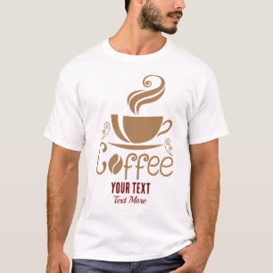 T-shirt Création pour les Amoureux du Café – Graphisme Min