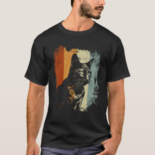 T-shirt Création Rétro Vintage Pixiebob Chat Pixie Bob