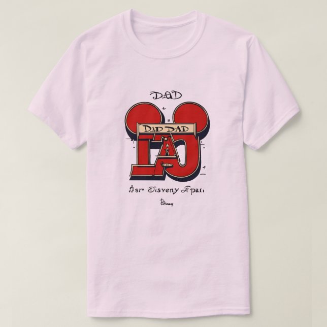 T-shirt Création unique pour papa (Design devant)