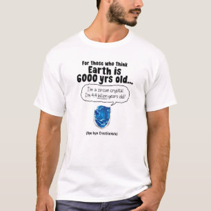 T-shirt Creationist en cristal d'au revoir de Zircon "!"