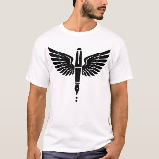 T-shirt Creative Freedom Wings and Pencil Icon Artistic In