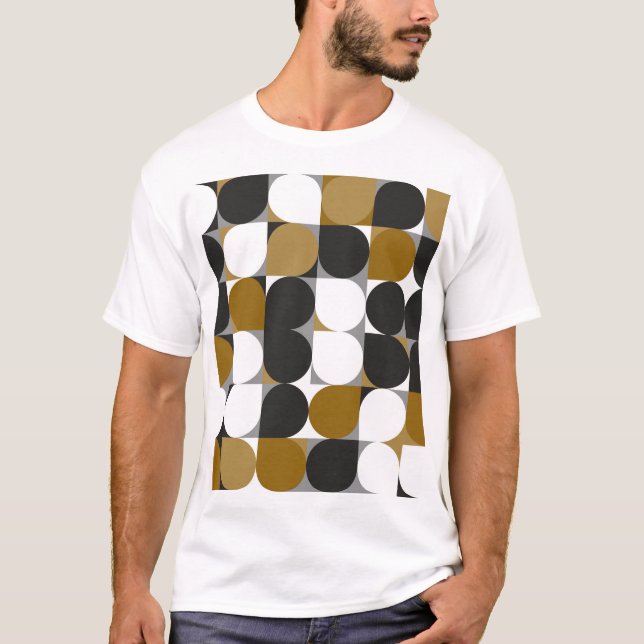 T-shirt Créativité géométrique : Conception Motif transpar (Devant)