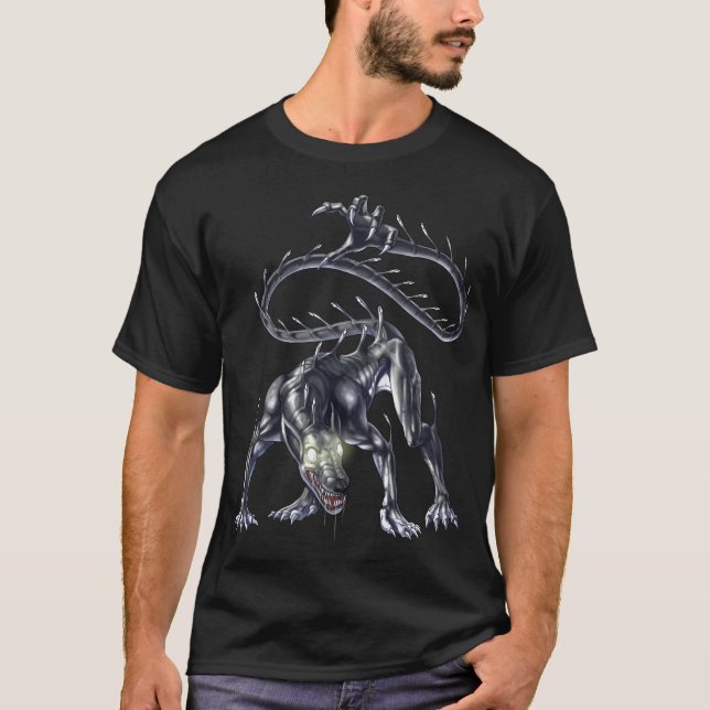 T-shirt Créature aztèque Ahuizotl (Devant)