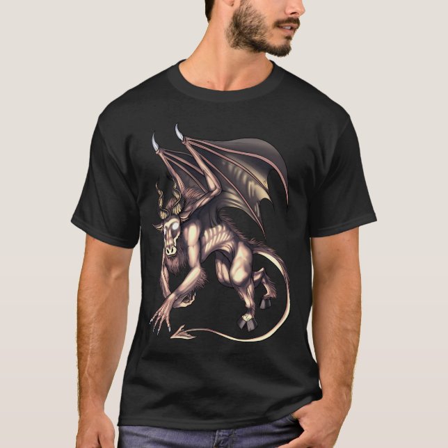 T-shirt Créature cryptide Diable du New Jersey (Devant)