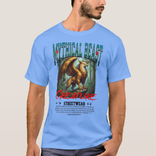 T-shirt Créature de bête mythique Griffin Fantaisie Street