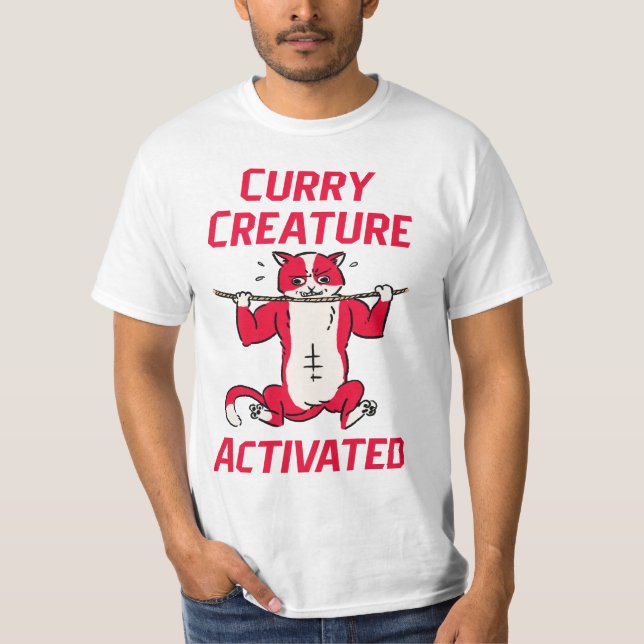 T-shirt Créature de Curry Activée Amoureux du Curry (Devant)