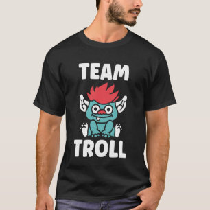 T-shirt Créature de Fantaisie Minimaliste Monstre Équipe S