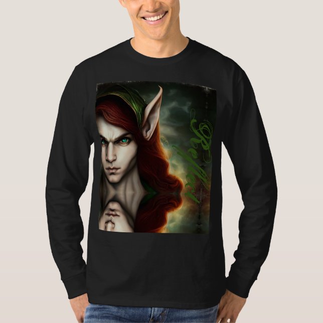 T-shirt créature de fantaisie réfléchissante (Devant)