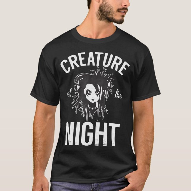 T-shirt Créature de la Goth de Nuit (Devant)