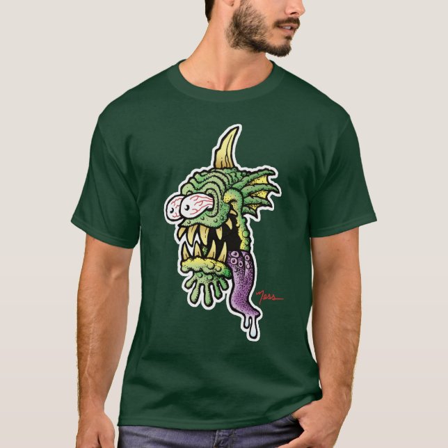 T-shirt Créature de la lagune Ness (Devant)