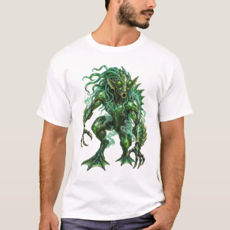 T-shirt Créature de mer extraterrestre vert émeraude Fanta