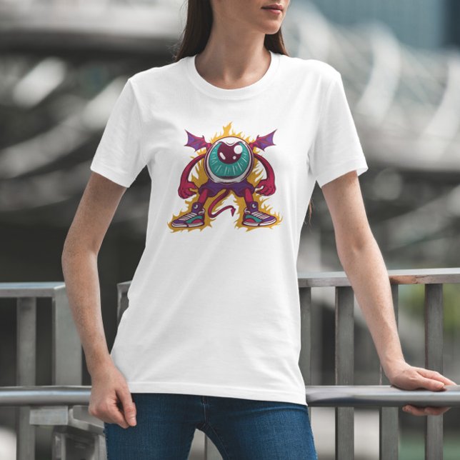 T-shirt Créature des yeux diaboliques Halloween (Créateur téléchargé)