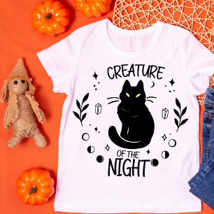 T-shirt Créature du chat noir de nuit
