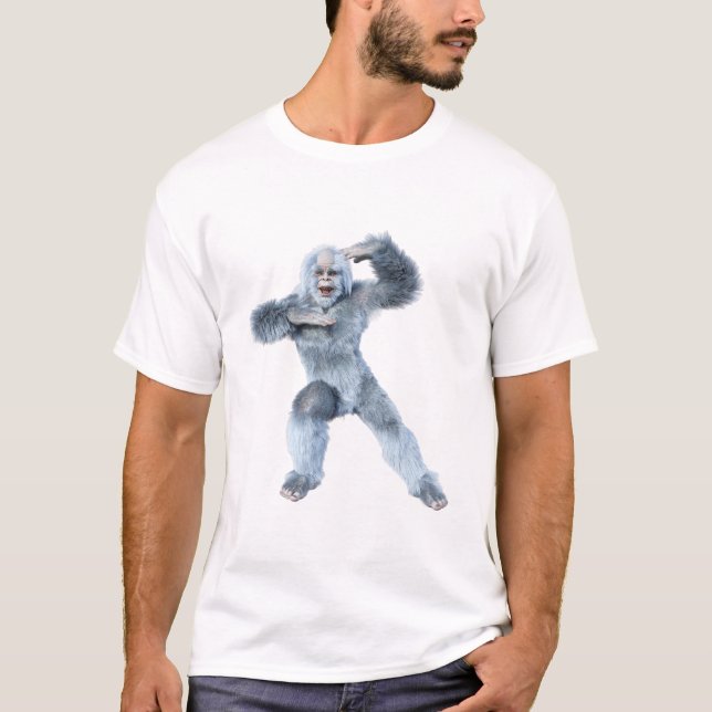 T-shirt Créature Imaginaire Yeti (Devant)