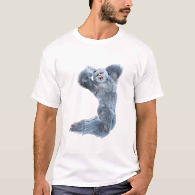 T-shirt Créature Imaginaire Yeti (Devant)