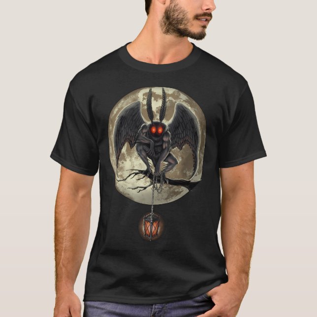 T-shirt Créature mystérieuse Mothman (Devant)