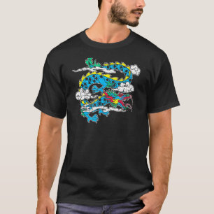 T-shirt Créature mystique Imaginaire Asiatique Volant Drag