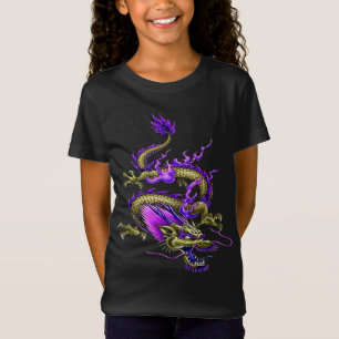 T-Shirt Créature mythique du dragon sage jaune chinois