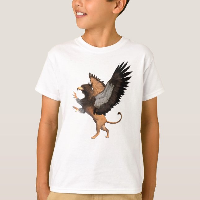 T-shirt Créature mythique griffon Gryphon (Devant)