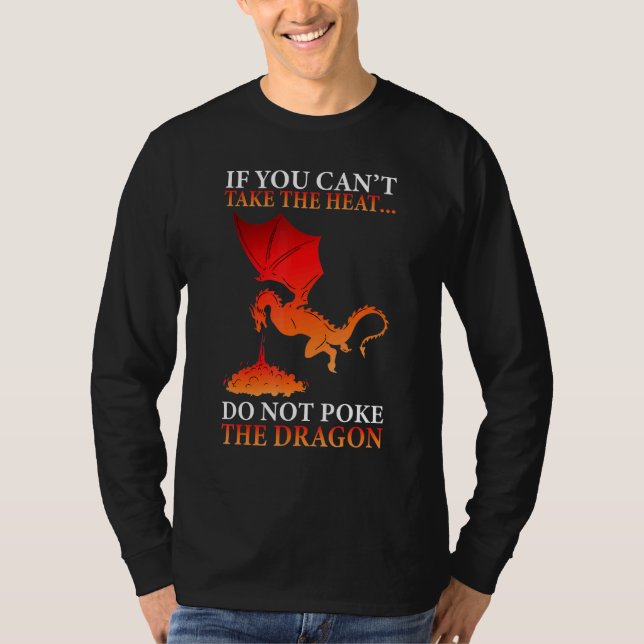 T-shirt Créature Mythique Volante Cracheuse de Flammes Dra (Devant)