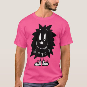 T-shirt Créature Noir Et Blanc Drôle Nr22