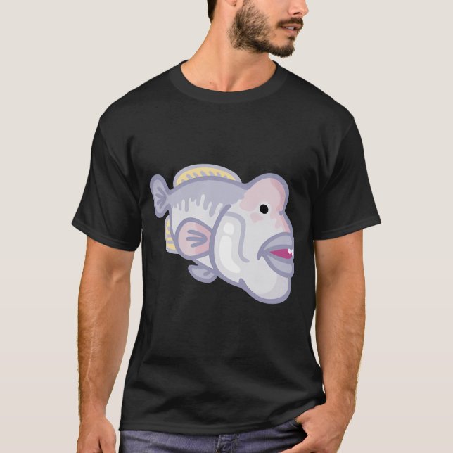 T-shirt Créatures Curieuses - Poisson Wrasse (Devant)